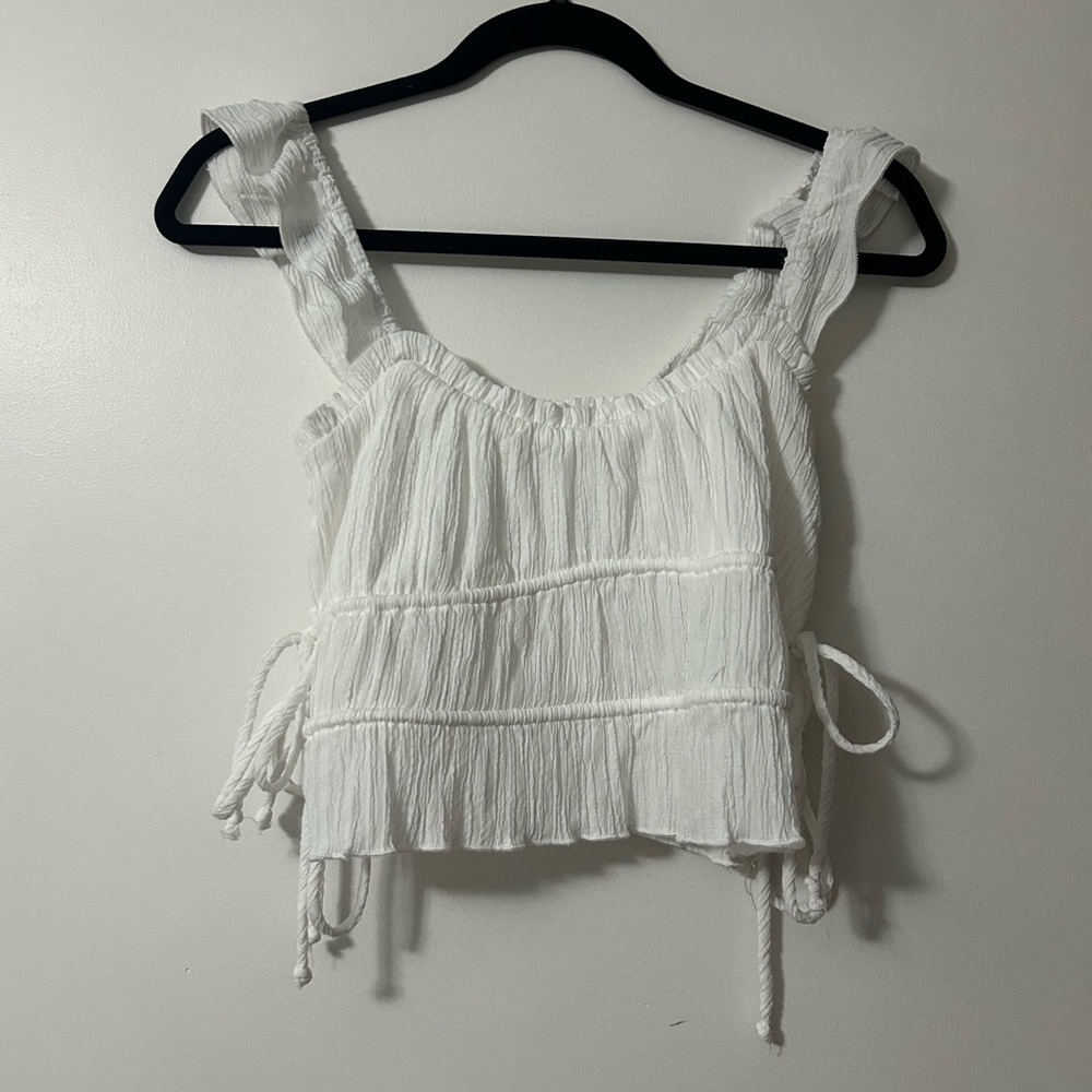 Chic White Crop Top
